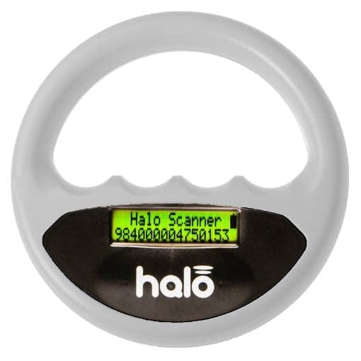 Halo Microchip Pet Scanner For Cats And Dogs (White)