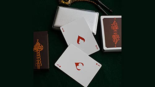 Baraja de poker Marrón Tobacco Brown aniversario 10 años miniatura 4