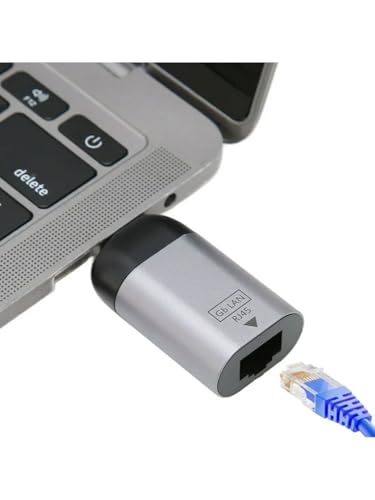 Image of USB C to Ethernet Converter, Gigabit RJ45 Network Adapter for Windows, Mac & Android
