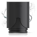 Qure Skincare Faucet Filter Refill - Replacement Cartridge for Faucet, 99% Chlorine Reduce, Clinically Tested - Black, 3-Month Supply (1 Piece)