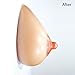 Janet's Girls Adhesive Silicone Attachable Nipples, Reusable, Washable for Breast Forms, Crossdressers, Drag Queen (X-Large Nipple (Pair)) Pink