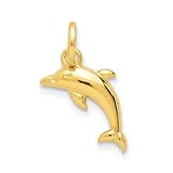 Bijouxenvogue Pendentif Plaqué Or Dauphin