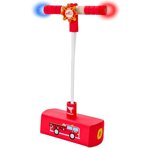 Flybar My First Foam Pogo Jumper for Kids Fun and Safe Pogo Stick for Toddlers, Durable Foam and Bungee Jumper for Ages 3 and up, Supports up to 250lbs (Red Fire) by Flybar - Used condition - US$14.81