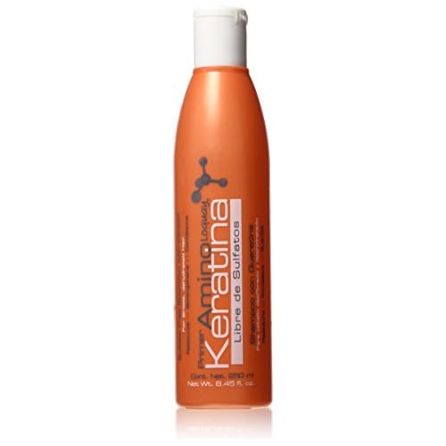 Shampoo libre de sulfatos Amino Keratina shampoo con queratina para