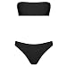 JURTEE Bikini para Mujer Tankini Moda Sexy Solid Color Bandeau Vendaje Señora...
