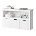 FOREHILL Mobiletto Portagiochi,Libreria per Bambini 3-12 Anni,Scaffale Contenitore Portagiochi con Ruote,Scaffale Portagiochi bambini con 3 Cassetti,per Cameretta e Stanza dei Giochi 102×33×61,5cm