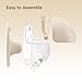 GOTOCUT Replacement Parts for Eufy Breast Pump, Compatible with Eufy S1 Pro, S1, E20, E10, Includes 8PCS Duckbill Valves & 4PCS Diaphragms