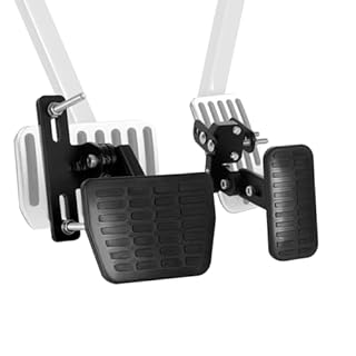 Gas and Brake Pedal Extenders for Short Drivers, Driving Cars with Anti-Slip Design, Adjustable Length and Angle for Short People,Suitable for Multiple Vehicle Models and Car, Go Kart, Ride on Toys