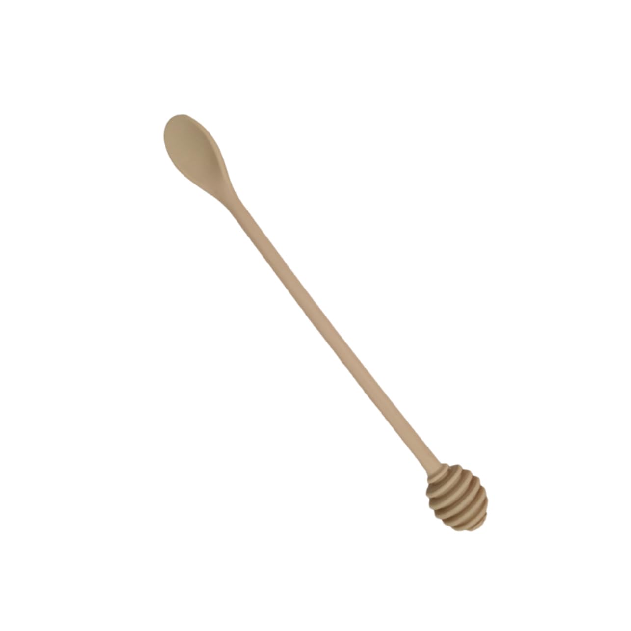 Ciieeo Extra Long Honey Stirring Spoon Honey Pot Dipper Stick Silicone Covered Nylon Spoon Random
