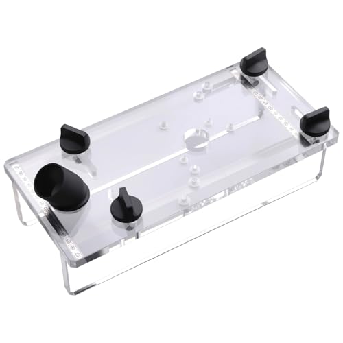 495246 für festool Plexiglas-Schablone, Fräshilfe, passend für Festool von 900, 1000, 1010, 1010 R, 1400, 2000, 2200 Fräsen, Grabschablone, Kantenfräsen, 10 Jahre kostenloser Ersatz