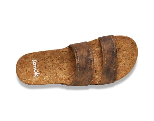 Image of Sanuk Womens Alt-Itude | Platform Sandals Women | Womens Fashion Slide Sandals | Molded Footbed with Arch Support