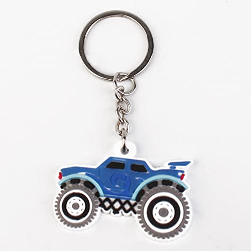 (6 Pack) Cartoon Truck Keychain, Cute Car Keychain Accessories, Wallet Keychain For Men, Christmas Gifts For Kids, Birthday Gifts #TOP2