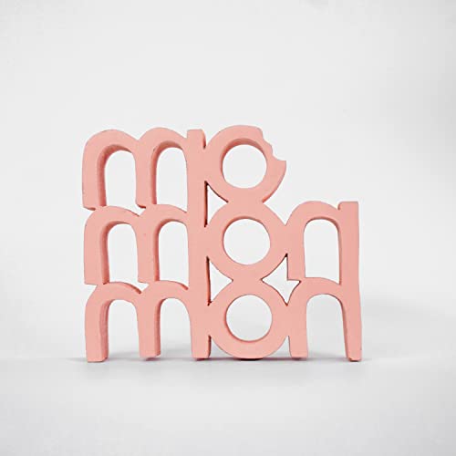 Image of NUKKAD TALES Om Nom Nom Pink Quirky Showpiece Home Decor Items for Living Room Decorative Items for Book Shelf Study Table for Students Birthday Gift Items for Chef Foodies (6 x 5.10 inch)