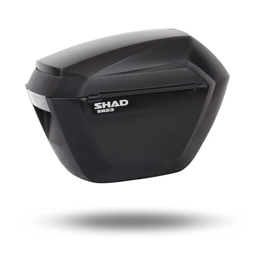 SHAD D0B23100 Valise SH23 noir brut, lot de 2