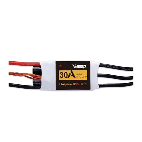 �u���V���X ESC 6A /12A/20A/30/40A/60A/80A/100A /120A 2S 32�r�b�g 1.5A SBEC�t�� �Œ藃RC��s�@�X�y�A�p�[�c�ƌ݊�������(30A ESC)