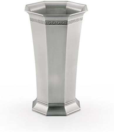 Royal Selangor 013300A Plait & Flower Vase, 12.2', Pewter