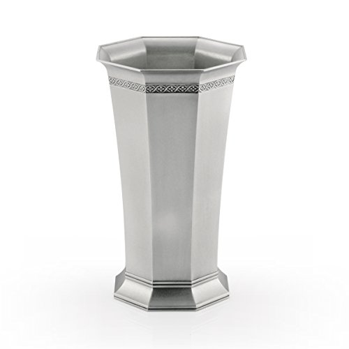 Royal Selangor 013300A Plait & Flower Vase, 12.2', Pewter #TOP18
