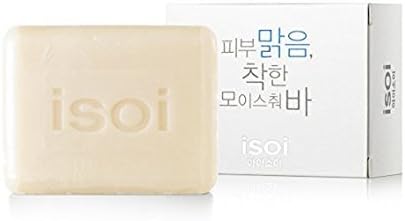 isoi Beauty Bar, for Clear and Moist Skin 100g - Natural and gentle facial soap for a clean and smooth skin