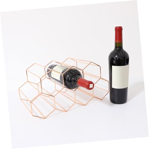 Soporte para botellas de vino Cabilock dorado moderno miniatura 2