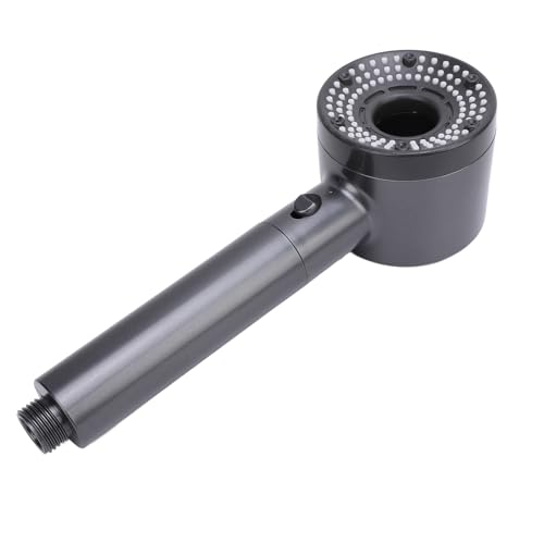 Regadera ajustable de mano 5 niveles presión gris miniatura 5