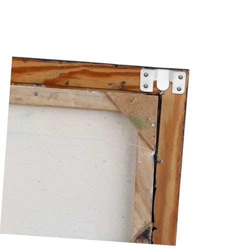Image of SEWACC 2pcs Flush Mount Brackets for Picture Frames Mirrors Hanging Hardware for Headboard Wall Mounting Versatile Interlocking Hooks for Home Decor