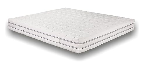 Materasso Memo Vega h.20 – Memory foam Waterlily multistrato, Anallergico, Sfoderabile, Anatomico, Losangatura Extra, Certificato, Dispositivo Medico CE, Artigianale fatto in Italia (90 x 190)
