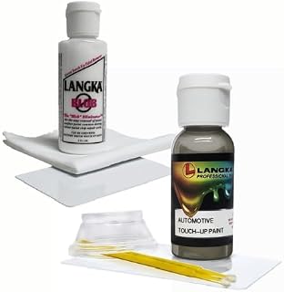Langka 2oz Blob Eliminator and 1oz Touch-Up Paint Compatible with 2013, Dodge, Challenger, CDM-W, Mineral Gray (Wheel).