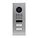 Produktbild DoorBird D1102V Unterputz IP Video Türstation für 2 Wohn-/Gewerbeeinheiten, Edelstahl V4A | Video-Türsprechanlage mit 2 Ruftasten, WLAN, Bluetooth, HD-Video, Bewegungssensor