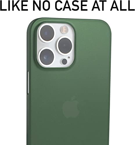 Image of ExpressB for iPhone 16 Pro Max Case Back Cover | Zero Drop Protection | Perfect for Minimalists | Ultra Thin Anti Scratch Matte Finish Case for iPhone 16 Pro Max (Green)