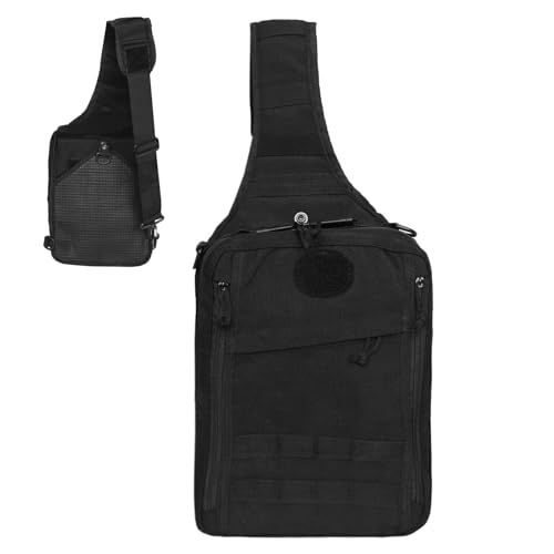 Sling Bag for Men - Waterproof Small Travel Backpack | Men Fashion for Adventure Fishing Biking Fitness Work Commuting Camping Sports Everyday Walking Riding