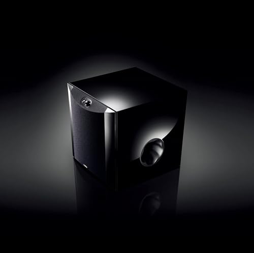 Yamaha NS-SW300 Front Firing-Subwoofer mit patentiertem Twisted Flare Port Bassreflexrohr...