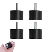 Gummipuffer M8,4 Stücke Stoßdämpfer Anti Vibration,Gummi Isolator Halterungen,Gummi Anti Vibration Silentblock, VD Stoßdämpfer,Für Wärmepumpe Luftkompressoren Dieselmotoren Benzinmotoren Wasserpumpen