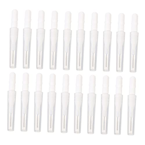 Didiseaon 20pcs Interdental Brush Set Eyebrow Wand Makeup Brush for Lips Eyes Lightweight Portable for Travel Home Use
