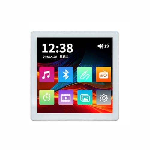 Descrizione/Caratteristiche: Hipzeepo Smart Home Audio 86 Tipo Min Amplificatore da Parete Bluetooth Touch Screen 2x25W Pannello Musicale Stereo