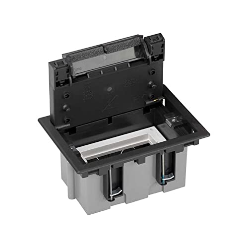 Boîtier de sol 90mm 1 module pour alimenter un bureau central