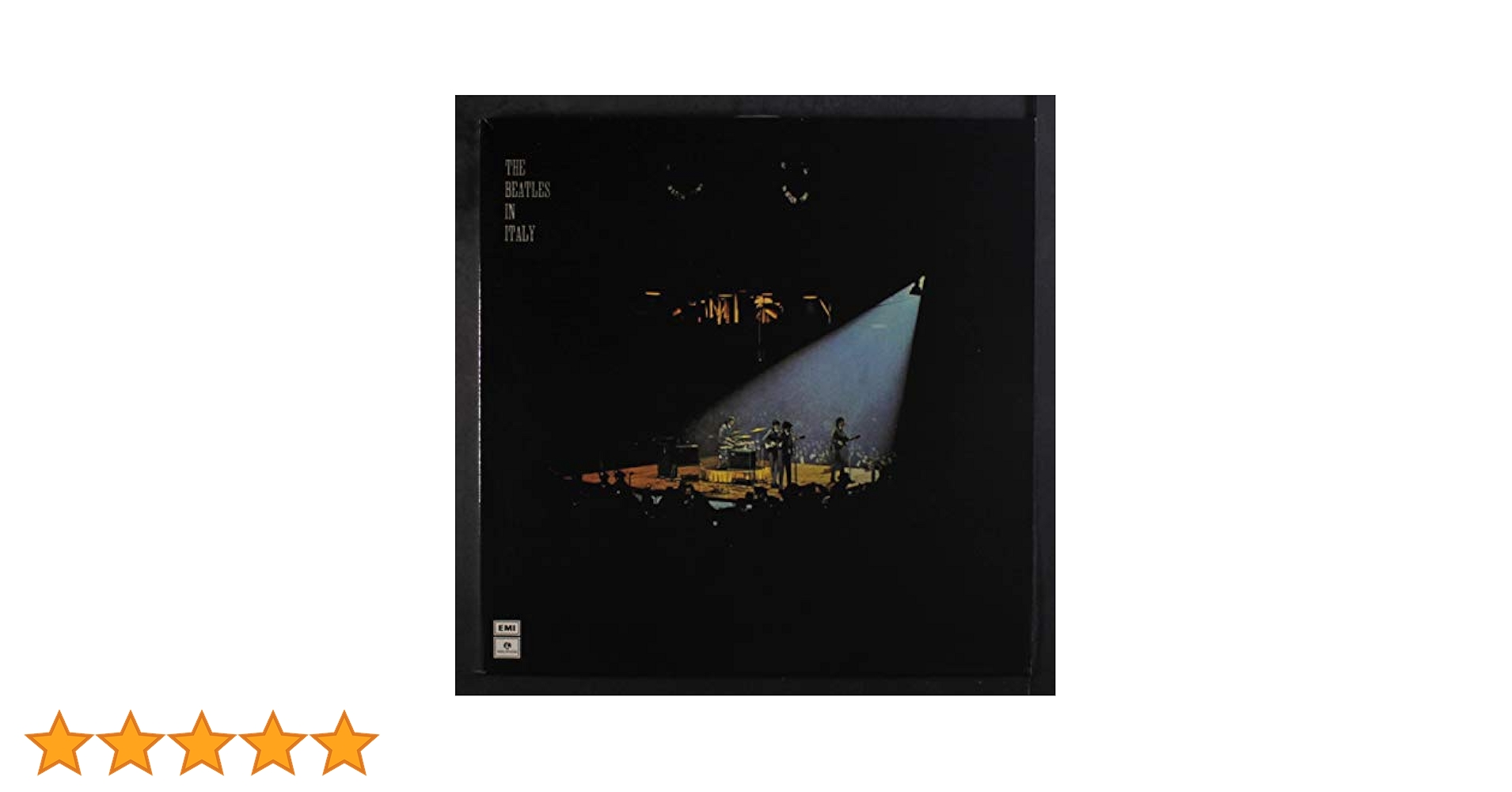 【美品】ビートルズ　レコード【Beatles In Italy】 VINYL LP 12