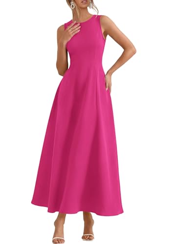 PRETTYGARDEN Women's Maxi Dress Summer Wedding Guest 2026 Spring A