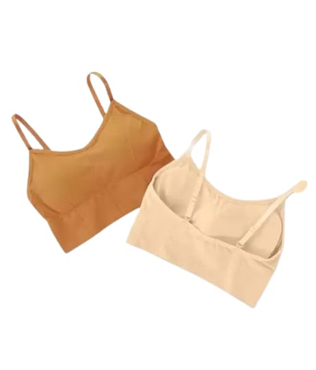 kumpa Women's Cotton Wirefree Full Coverage Regular Wear Lightly Padded Bra Pack of 2 (U_K_B_5685)-picture-35