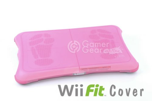 Wii Fit Cover - Pink Fit Guard Grip - Wii Fit Sleeve designed for the Nintendo Wii Fit Balance Board - 100% Silicone - Awesome Wii Fit Skin