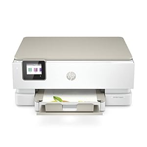 HP Envy Inspire 7220e multifunctionele printer inkjetprinter (HP+, printen, scannen, kopiëren, fotoprinten, DIN A4, 4-kleurig CMYK, WLAN, Airprint) inclusief 6 monstermaanden HP Instant Ink