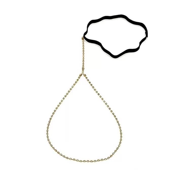 ftk Rhinestone Elastic Leg Chain | Simple Thigh Chain for Women & Girls-picture-7