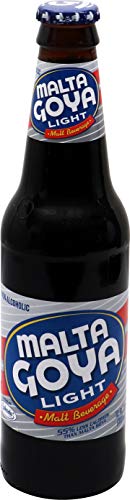 Goya Foods Malta Malt Beverage Non-Alcoholic, Light, 12 Fl Oz (Pack of 24)