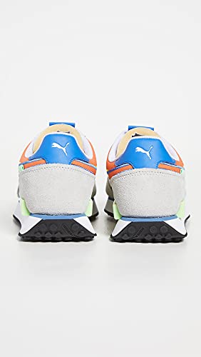 PUMA PUMA Men's Future Rider Sneaker, White/Yellow Alert/Carrot, 13