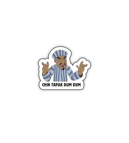 Image of Gift Me Bazar Wooden Fridge Magnet Chin Tapak Dum Dum Funny Fridge Magnet | Refrigerator Magnets Decor | Home & Kitchen Decoration Items Magnet