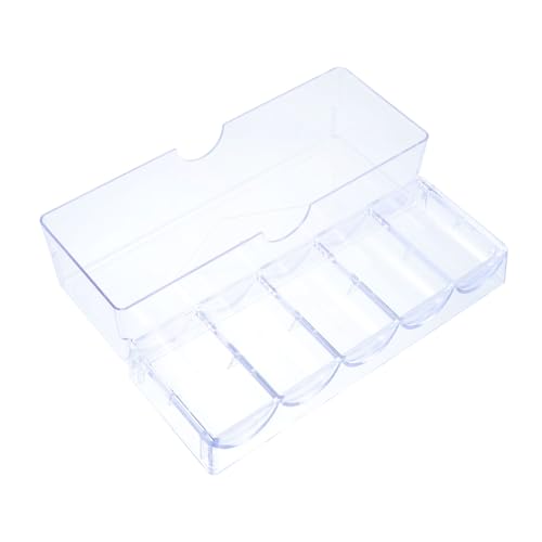 Caja transparente para fichas Mahjong KESYOO
