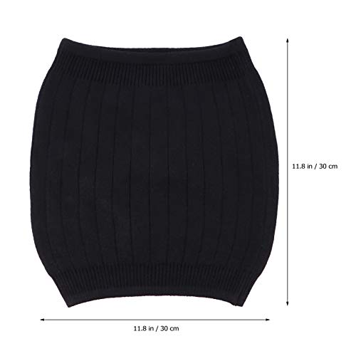 Faja lumbar de lana cálida para soporte y protección abdominal miniatura 3