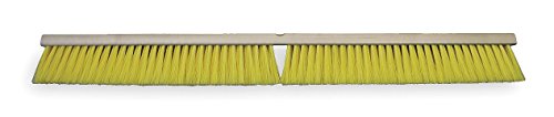 Tough Guy Yellow Synthetic General Purpose Push Broom