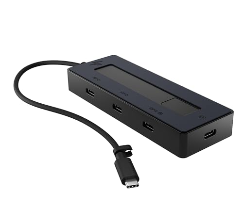 Hub Multi porta USB-C 4K, Compatibile con PC dotati di Porta USB-C (10 Gbps) e con Sistema Operativi Windows 10 e 11, mac e Chrome, Nero - Hub USB - Immagine 2