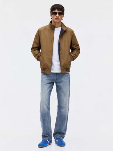 Image of Lymio Men's Casual Bomber Jacket | Lightweight Polyester Windcheater | Full Sleeve Regular Fit Outdoor Jacket(1-J-04-06)