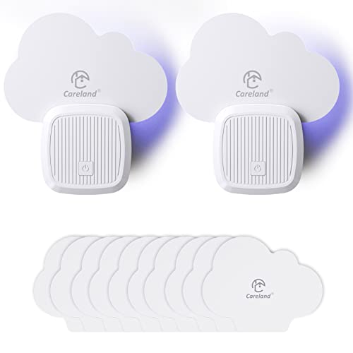 Careland 2 Pack Electronic Flying Insect Trap Plug in Flea Mosquito Fly Trap for Home Office Gnat Moth Bug Killer Catcher with Night Light UV Attractant and Sticky Boards Careland 2 Pack Electronic Flying Insect Trap Plug in Flea Mosquito Fly Trap for Home Office Gnat Moth Bug Killer Catcher with Night Light UV Attractant and Sticky Boards